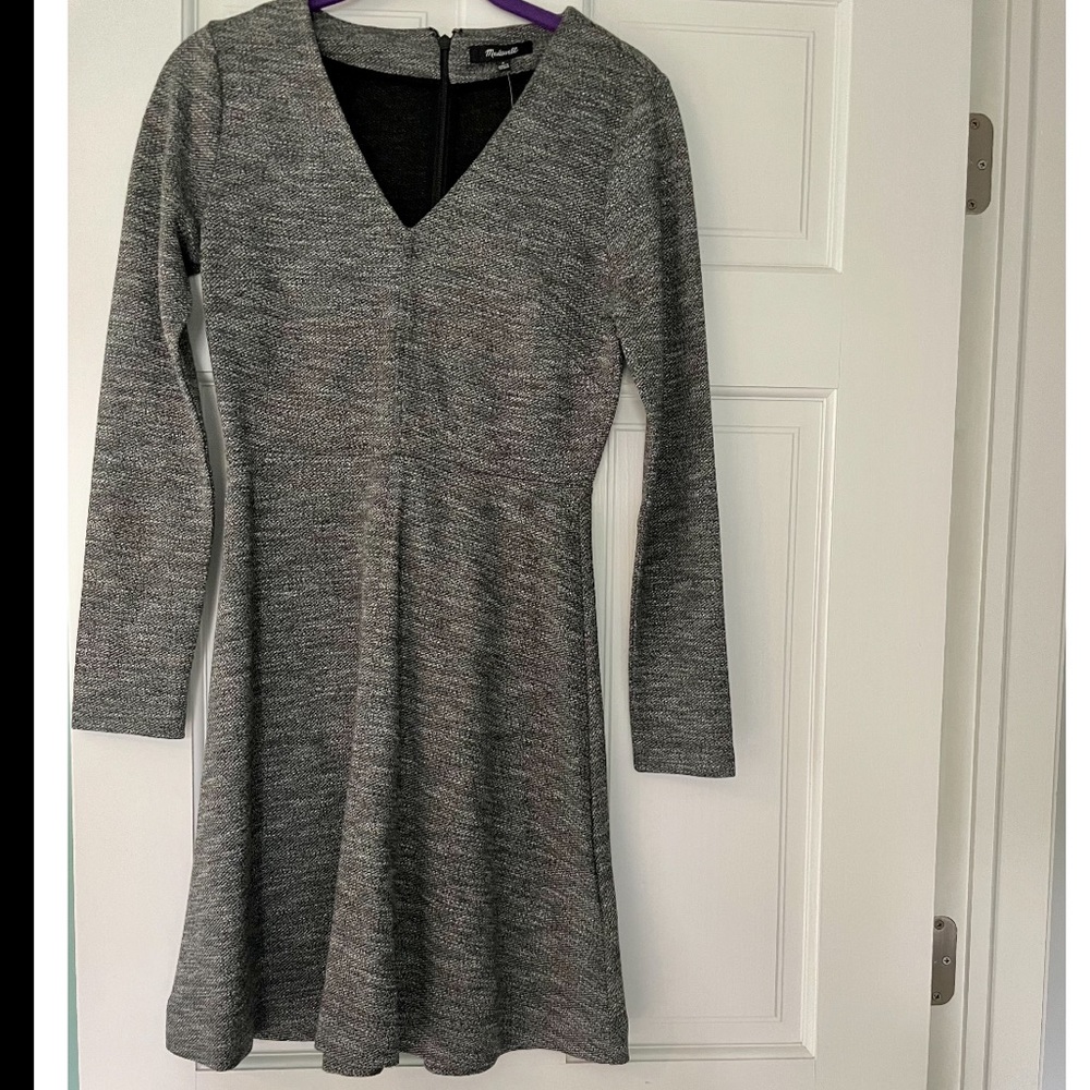 Madewell fit and flare dress, size 0 NWT